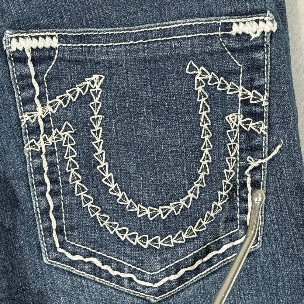 True Religion Billy Super T Womens‎ Skinny Blue Jeans Size 27 (Actual 28x30.5)